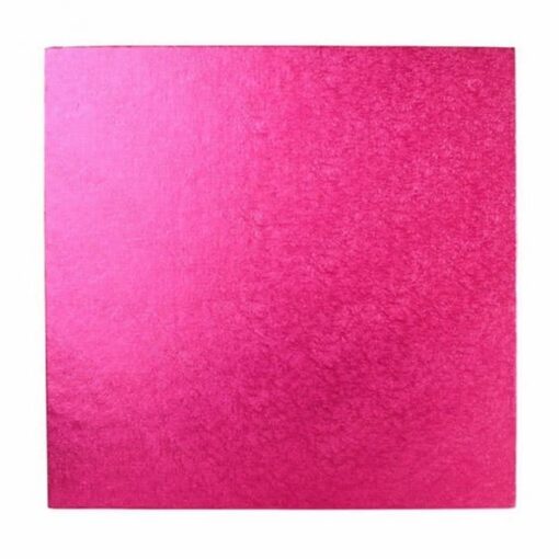 Square Cerise Drum 12mm Thick