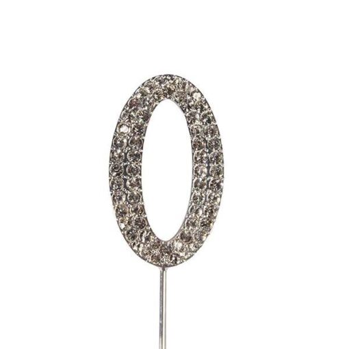 CST Diamante Silver Colour Numbers - Image 2