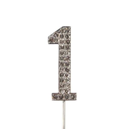 CST Diamante Silver Colour Numbers - Image 3