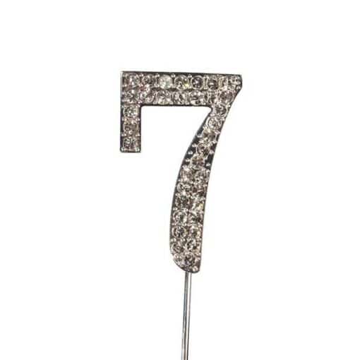 CST Diamante Silver Colour Numbers - Image 9