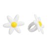 White Daisy Rings - 38mm - Pack of 144