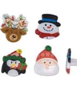 Holiday Icon Rings - 4 Designs - Pack of 144