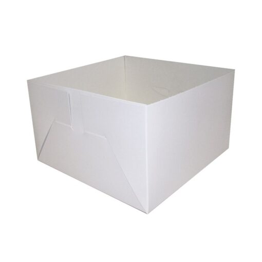 White UK Cake Box - Base Only