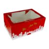 6 Cupcake Box Merry Christmas - 4" deep - Pack of 25