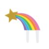 Rainbow Shooting Star Gumpaste Pic - 111 X 120mm