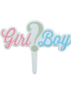 Girl Or Boy Gumpaste Pic - 135 X 100mm (Inc Pic)