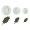 PME Holly Leaf Plunger Cutter - 3 Set
