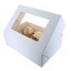 White 6 Cupcake Window Box - UK Made