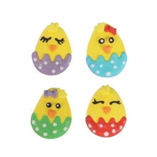 Cute Baby Chick Sugar Pipings
