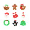 Christmas Collection - Handmade Royal Icing Decorations - 35mm - Pack of 90
