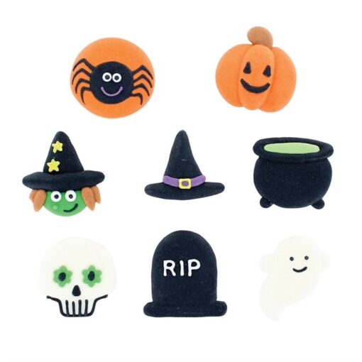 Halloween Collection - Handmade Royal Icing - Pack of 72