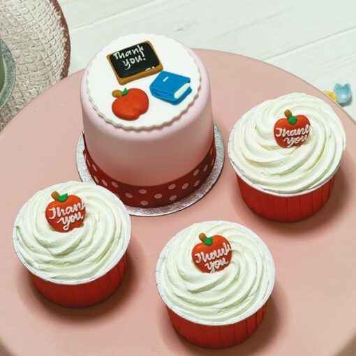 Thank You Apple Sugar Decorations