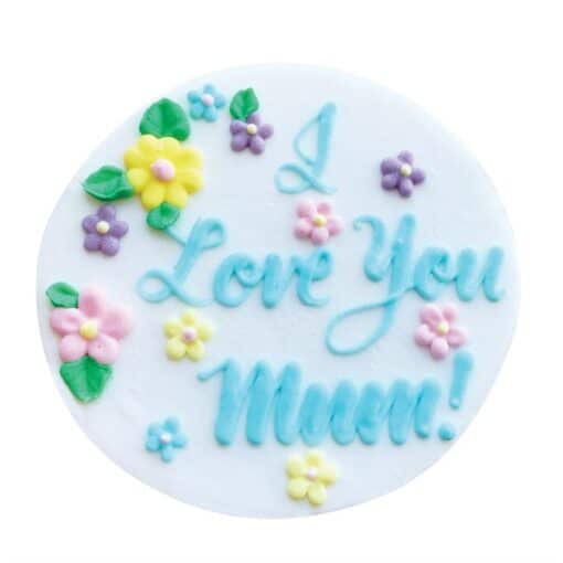 I Love You Mum Gumpaste Plaque - 75