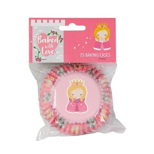 Baked With Love Princess Foil Baking Cases