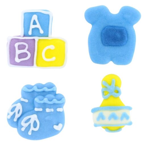ABC Baby Sugar Decorations - 2 Colours