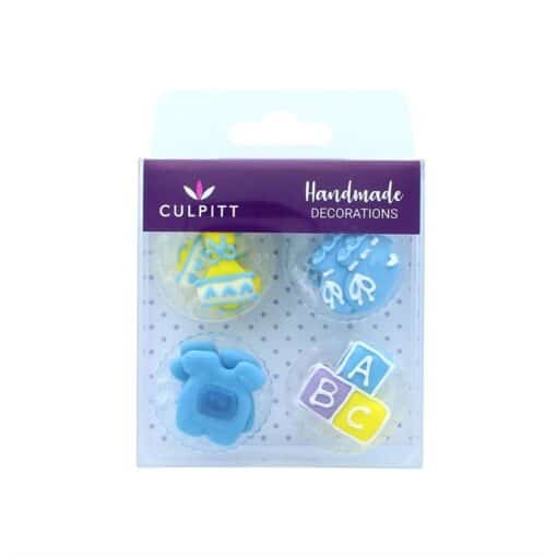 ABC Baby Sugar Decorations - 2 Colours - Image 2