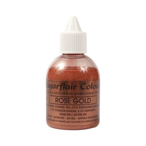 COLOUR-SUGARFLAIR-A/BRUSH-ROSE GOLD-60ml