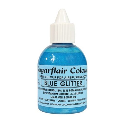 COLOUR-SUGARFLAIR-A/BRUSH-GLTR-BLU-60ml