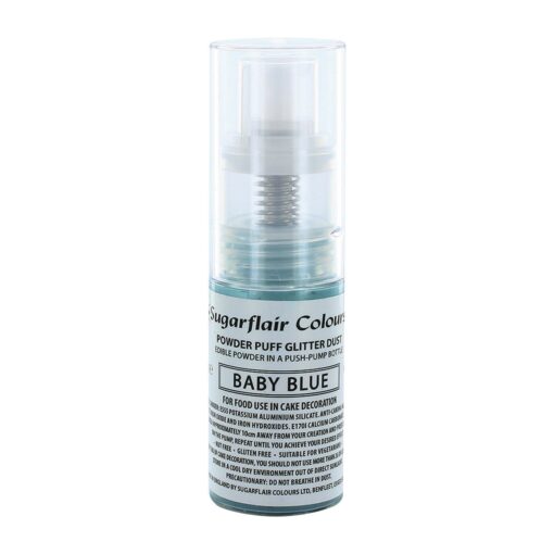 Sugarflair Powder Puff Glitter Dust Spray Sparkle E171 Free - 10g - 21 Colours