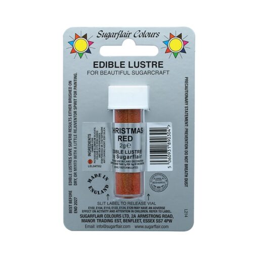 Sugarflair Lustre Dusts E171 Free - 20 Colours - Image 5