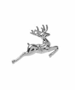 Elegant Silver Colour Leaping Deer - Pack of 25