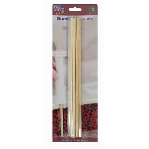 PME 12 Bamboo Cake Dowel Rods - 12'