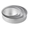 Wilton 4 Piece 3" Deep Cake Tin Set - 8, 10, 12 & 14"