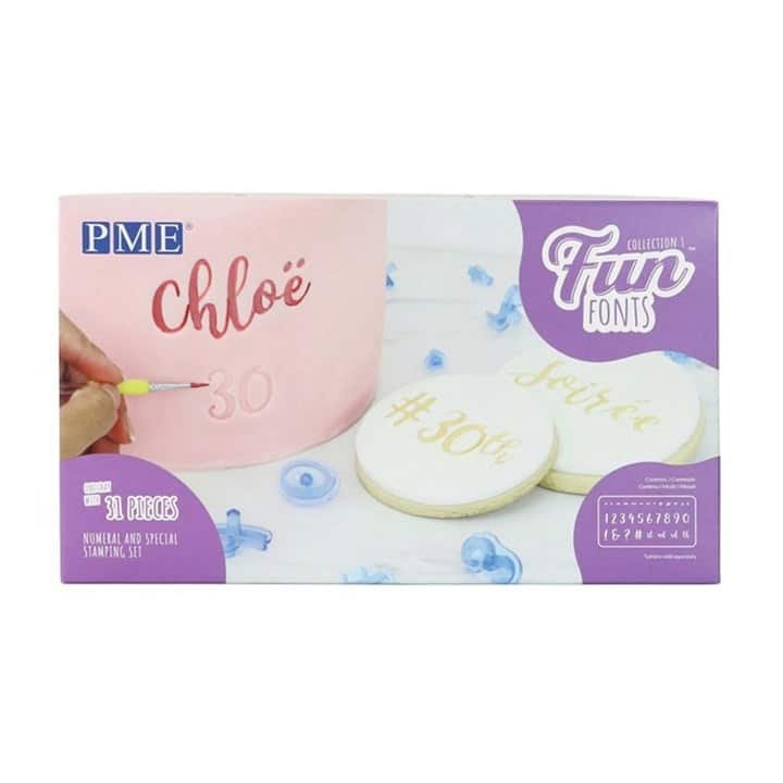 PME-Fun Font Stamp Numerals