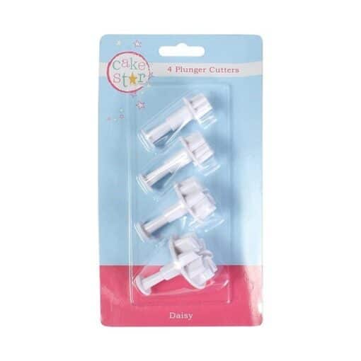 Cake Star Plunger Cutter Daisy 4 Piece