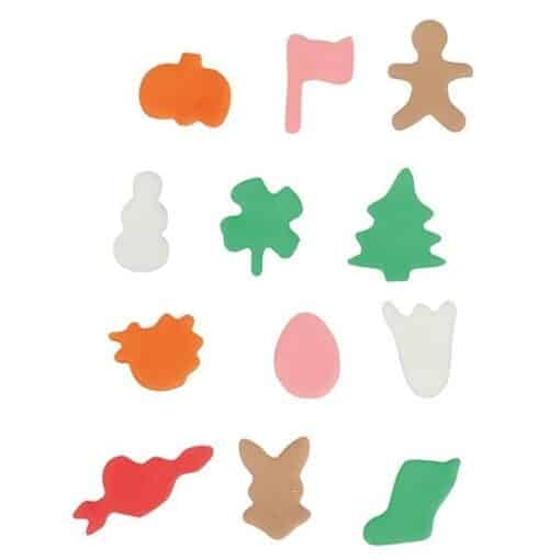 Cake Star Mini Metal Cutters - Seasonal - 12 Piece