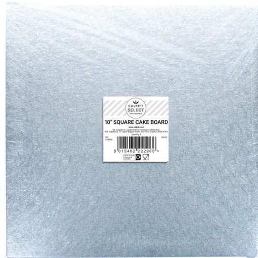 Select Lightweight 12mm Cake Boards - Square  - Pack of 5 - 5 Sizes - Image 3