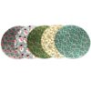 10'' (254mm) Christmas Assorted Double Thick Round Cake Card