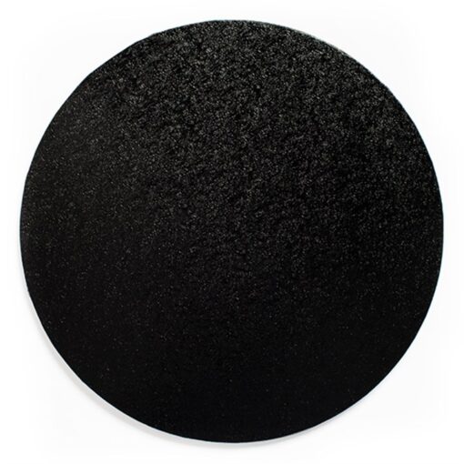 Round Black Cake Drum 12mm Thick