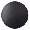 10'' (254mm) Black Double Thick Round Turned Edge Cake Cards - Pack of 10