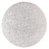 5mm Thick Round Silver Cakeboards