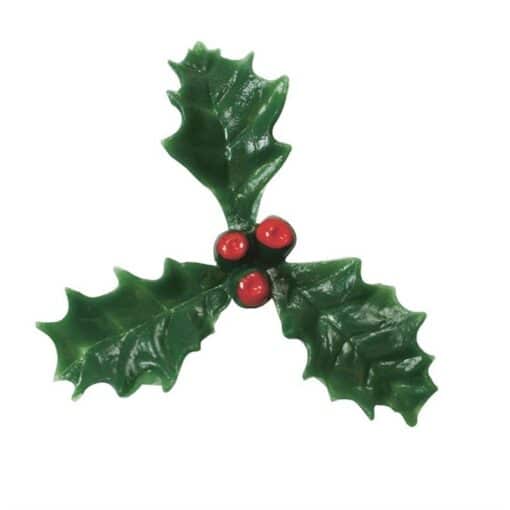Plastic Holly With Red Berry - 5 Sizes - Image 3