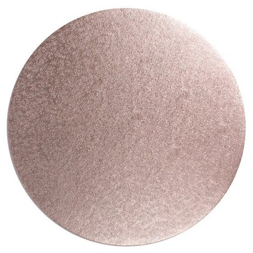 Round Rose Gold Drum 12mm Thick