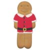 Santa's Jacket Sugar Plaque - Pack of 160