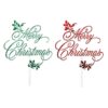 Plastic Merry Christmas Mistletoe Motto - Pack of 24