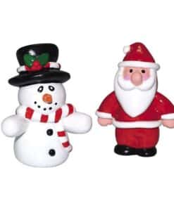 Snowman And Santa Figurine - Pack of 50