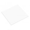 8" 5mm White Square Matt Masonite Board