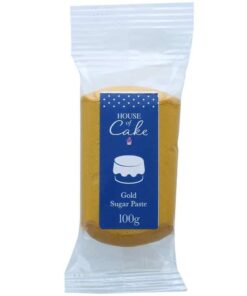 Alternative view of House of Cake Metallic Sugar Paste 100g – 2 Colours