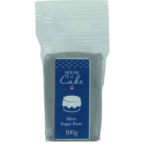 House of Cake Metallic Sugar Paste 100g – 2 Colours
